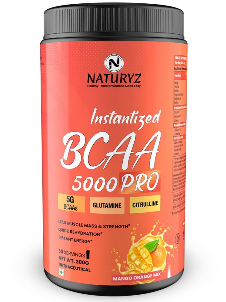     			NATURYZ N-BCAA 5000 PRO-300g-Orange Flavour 300 gm