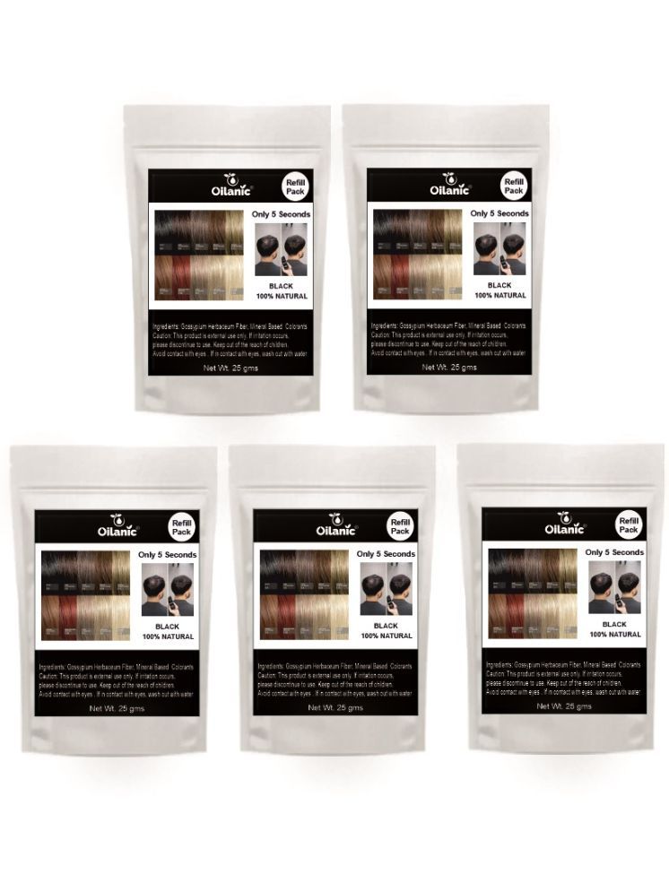     			Oilanic Hair Building Fiber Hair Building Fiber 25 gm Pack of 5