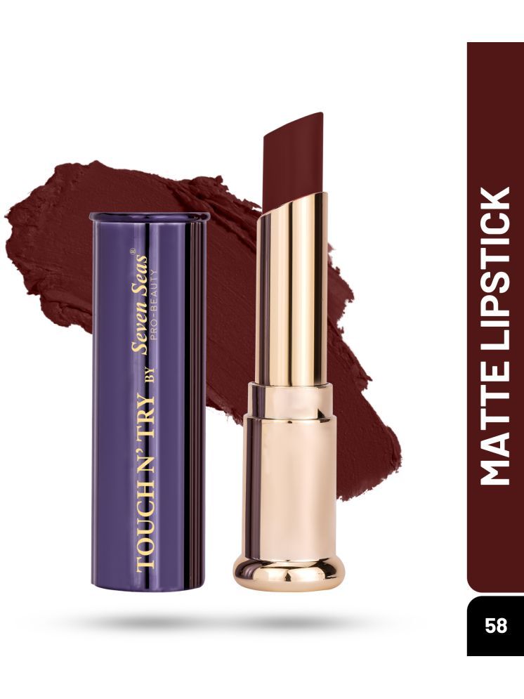     			Seven Seas Maroon Matte Lipstick 3.8g