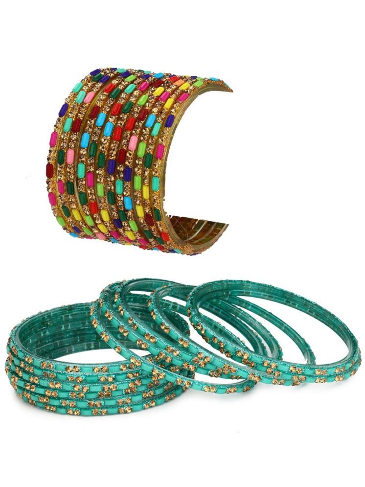     			Somil Multicolor Bangle Set ( Pack of 24 )