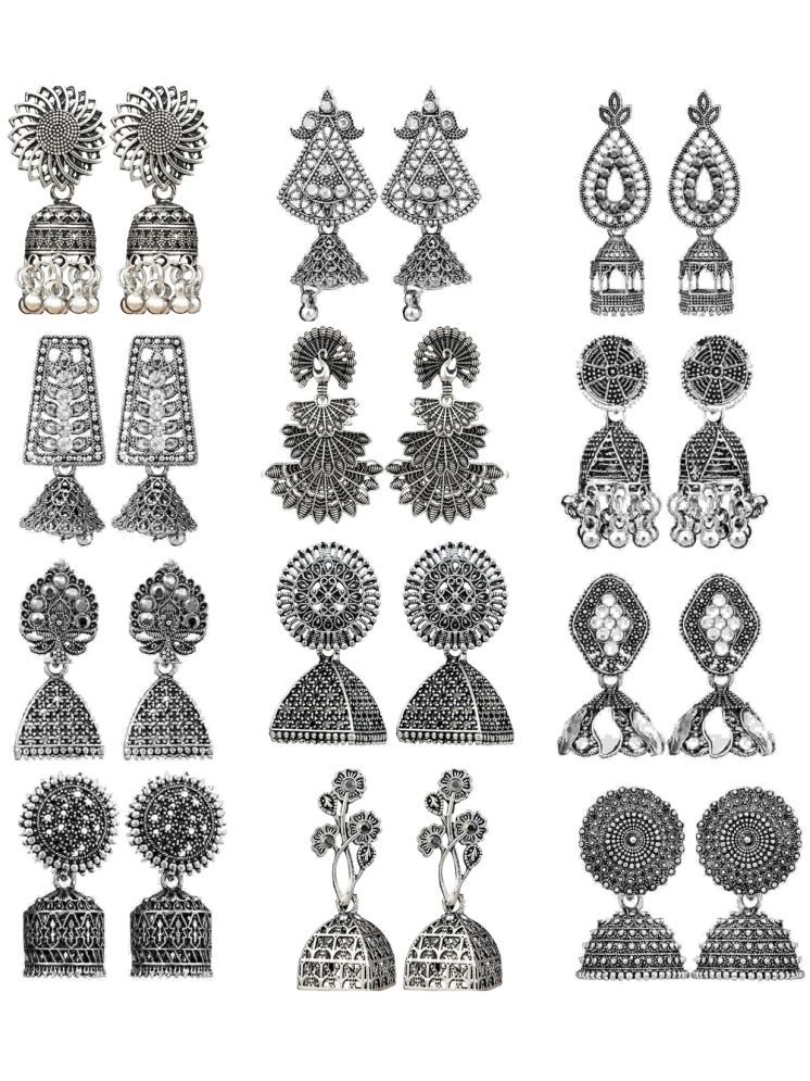     			Thrillz Silver Jhumki Earrings ( More Than 10 )