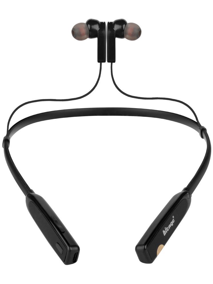     			hitage NBT-627 EMPIRE SERIES NECKBAND In-the-ear Bluetooth Headset with Upto 30h Talktime Deep Bass - Black