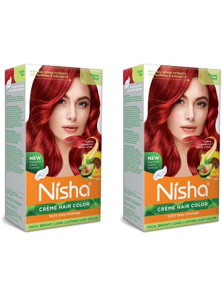     			Nisha Cruelty Free Permanent Hair Color 300 g Red