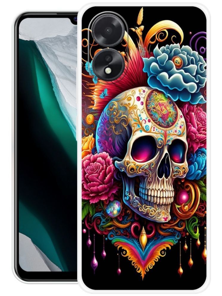     			PAEDICON Multicolor Printed Back Cover Silicon Compatible For Oppo A38 4G ( Pack of 1 )