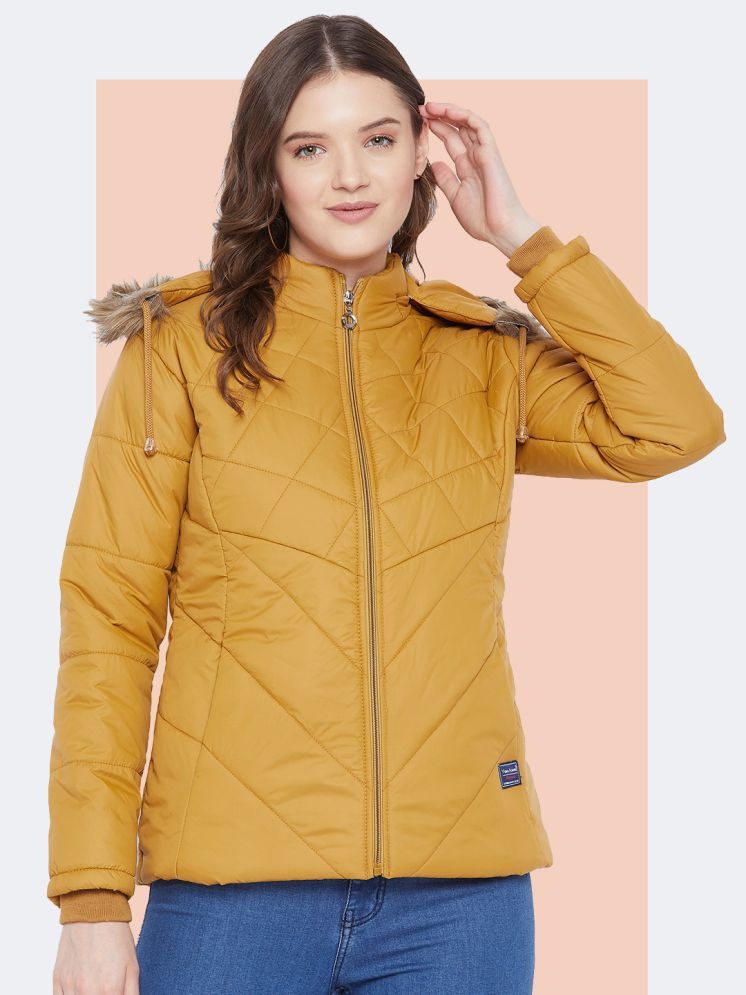     			VERO AMORE - Polyester Yellow Parka Jackets