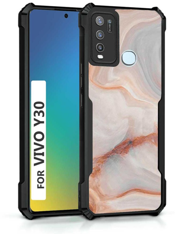     			COBERTA Multicolor Printed Back Cover Polycarbonate Compatible For Vivo Y30 ( Pack of 1 )