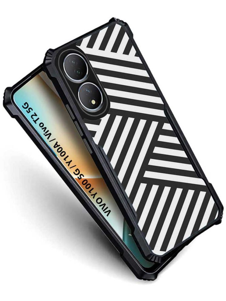     			COBERTA Multicolor Printed Back Cover Polycarbonate Compatible For Vivo Y100 5G ( Pack of 1 )