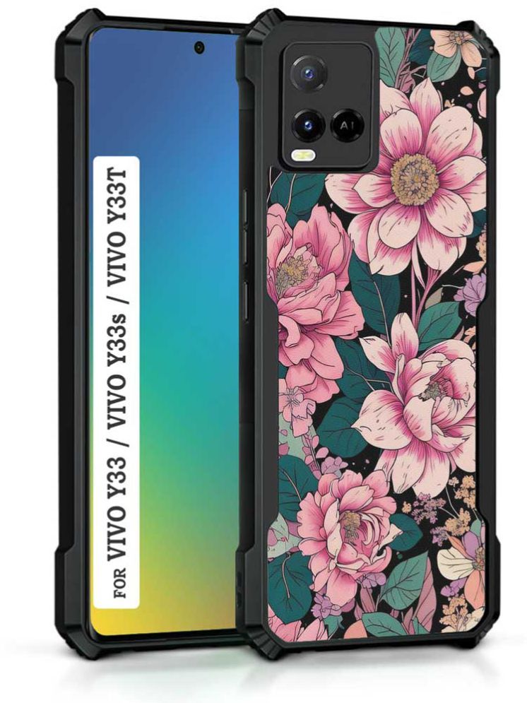     			COBERTA Multicolor Printed Back Cover Polycarbonate Compatible For Vivo y21t ( Pack of 1 )