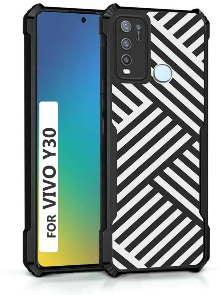     			COBERTA Multicolor Printed Back Cover Polycarbonate Compatible For Vivo Y30 ( Pack of 1 )