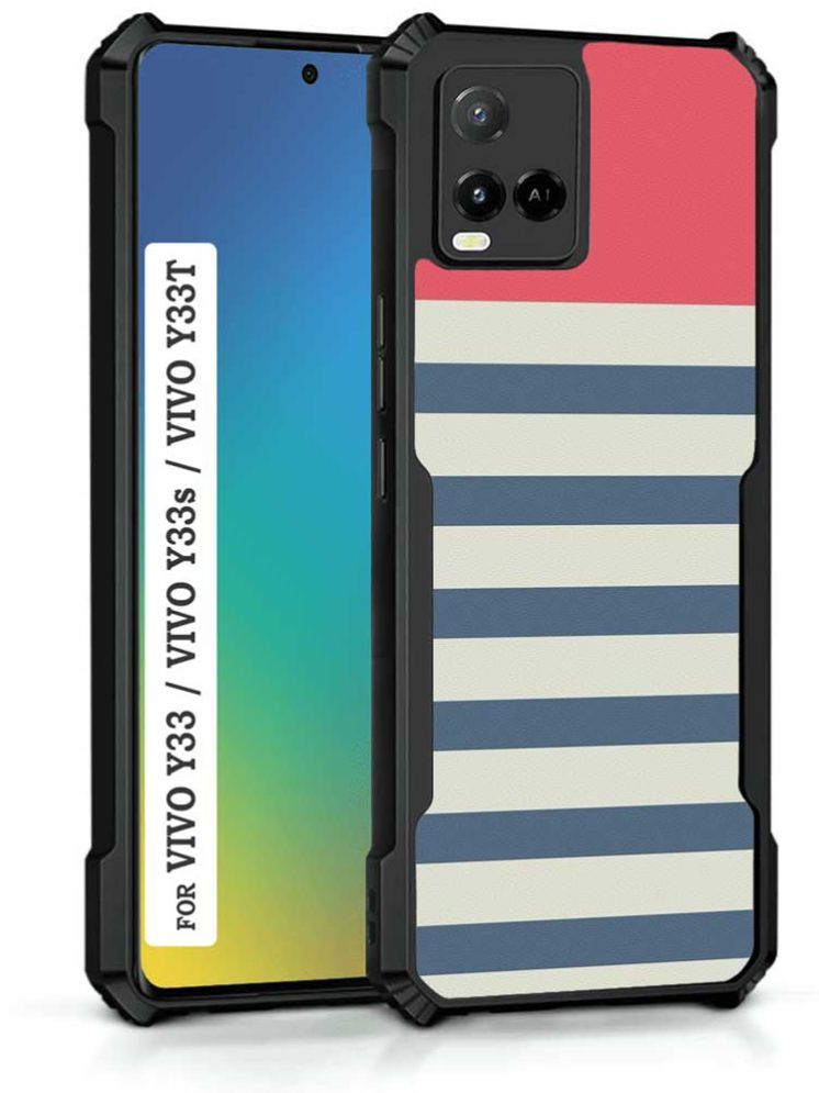     			COBERTA Multicolor Printed Back Cover Polycarbonate Compatible For Vivo Y33T ( Pack of 1 )