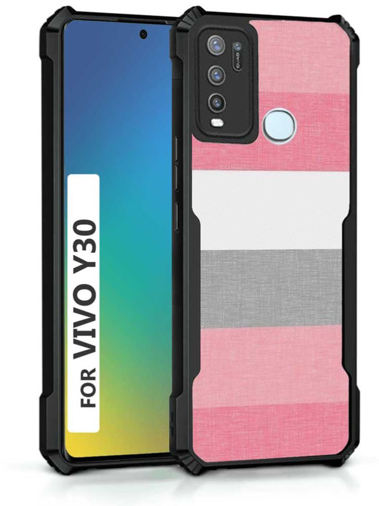     			COBERTA Multicolor Printed Back Cover Polycarbonate Compatible For Vivo Y30 ( Pack of 1 )