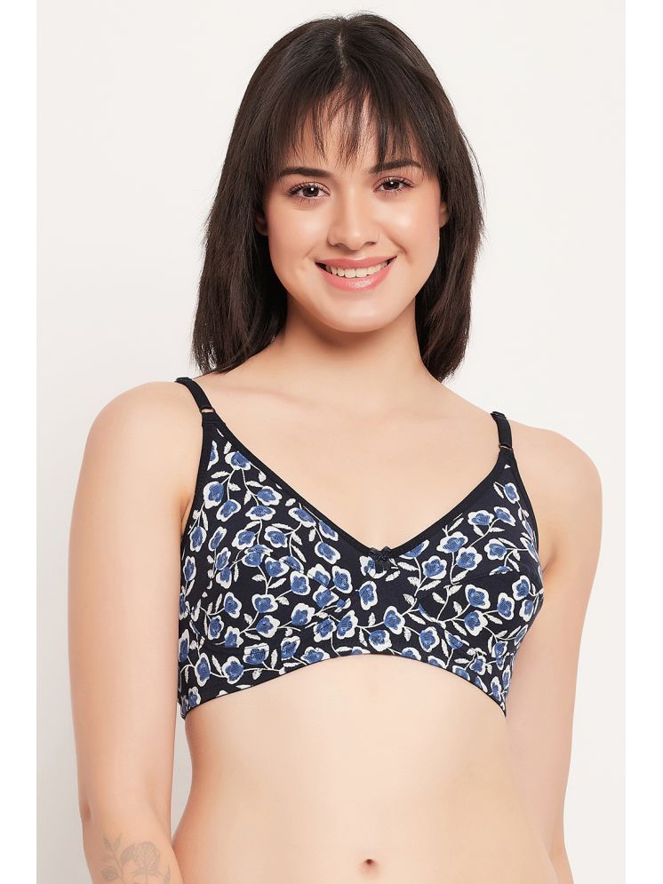     			Clovia Cotton Non Padded Women's Everyday Bra ( Navy Blue ) BR5227V08