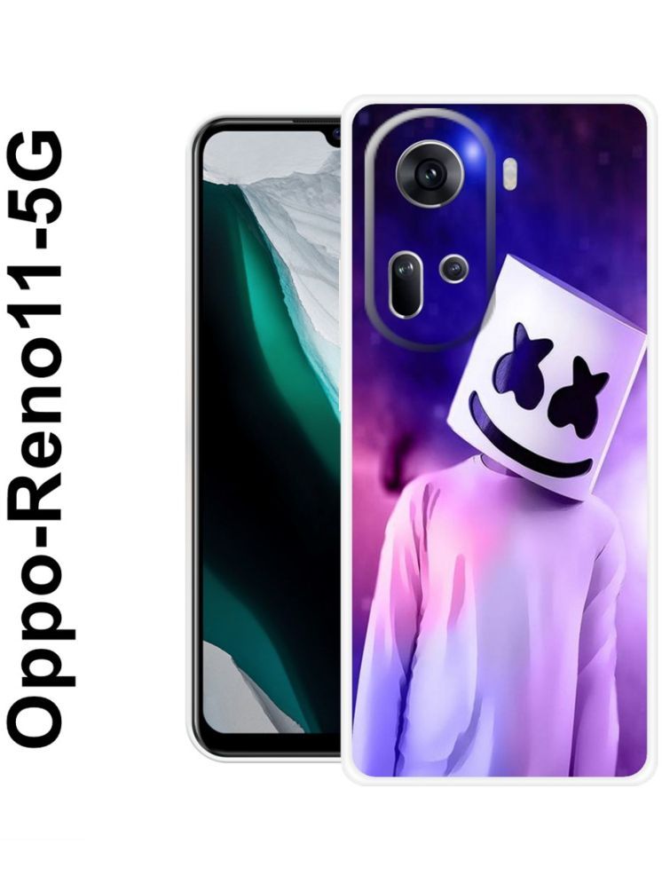     			PAEDICON Multicolor Printed Back Cover Silicon Compatible For OPPO Reno 11 5G ( Pack of 1 )