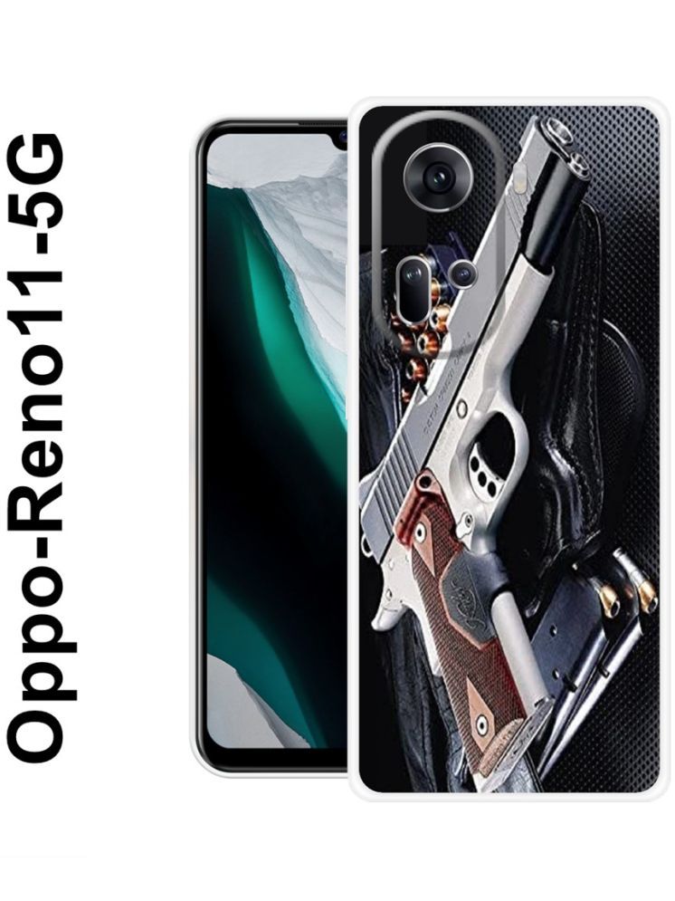     			PAEDICON Multicolor Printed Back Cover Silicon Compatible For OPPO Reno 11 5G ( Pack of 1 )