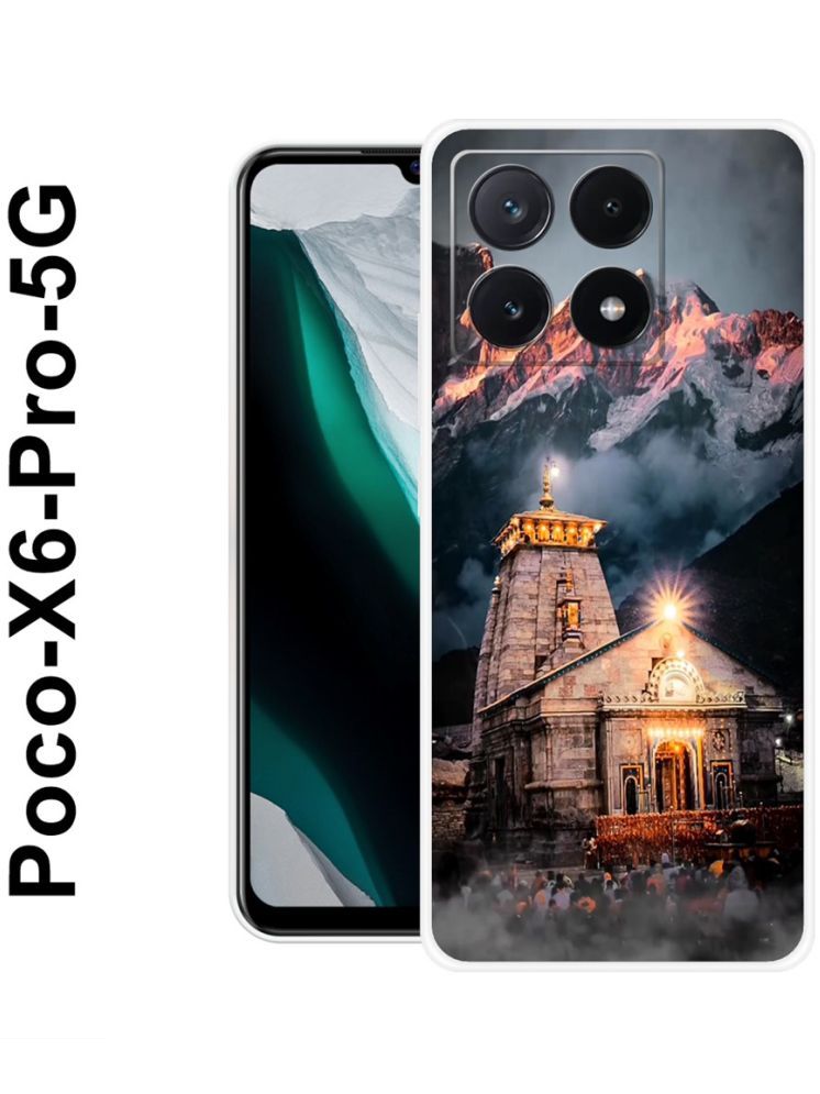     			PAEDICON Multicolor Printed Back Cover Silicon Compatible For POCO X6 Pro 5G ( Pack of 1 )