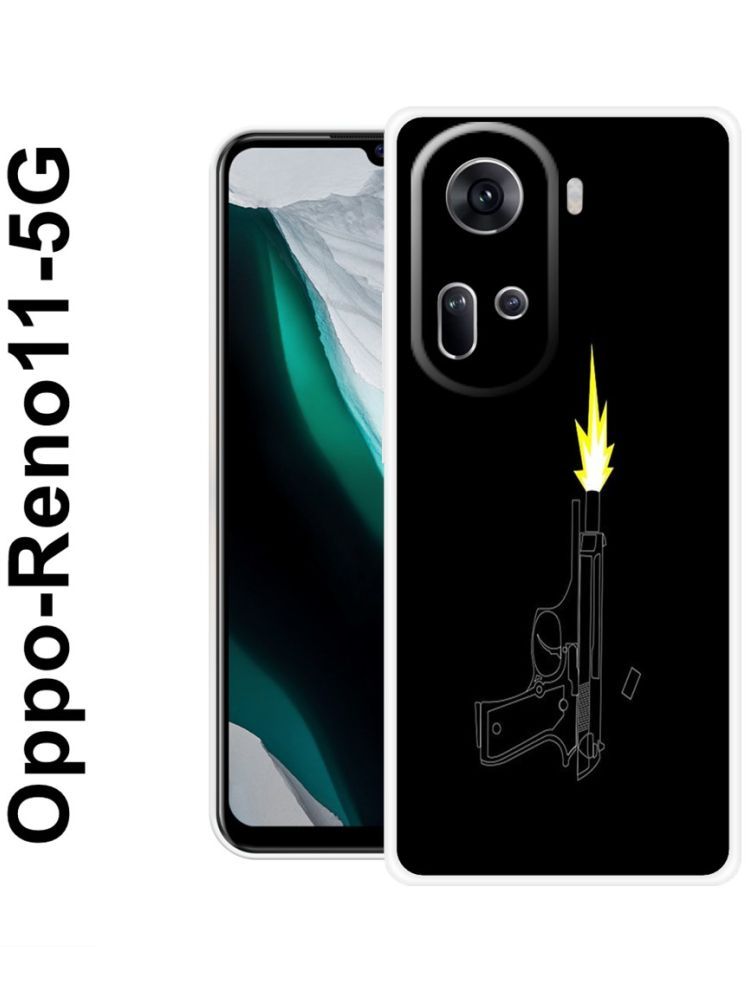     			PAEDICON Multicolor Printed Back Cover Silicon Compatible For OPPO Reno 11 5G ( Pack of 1 )