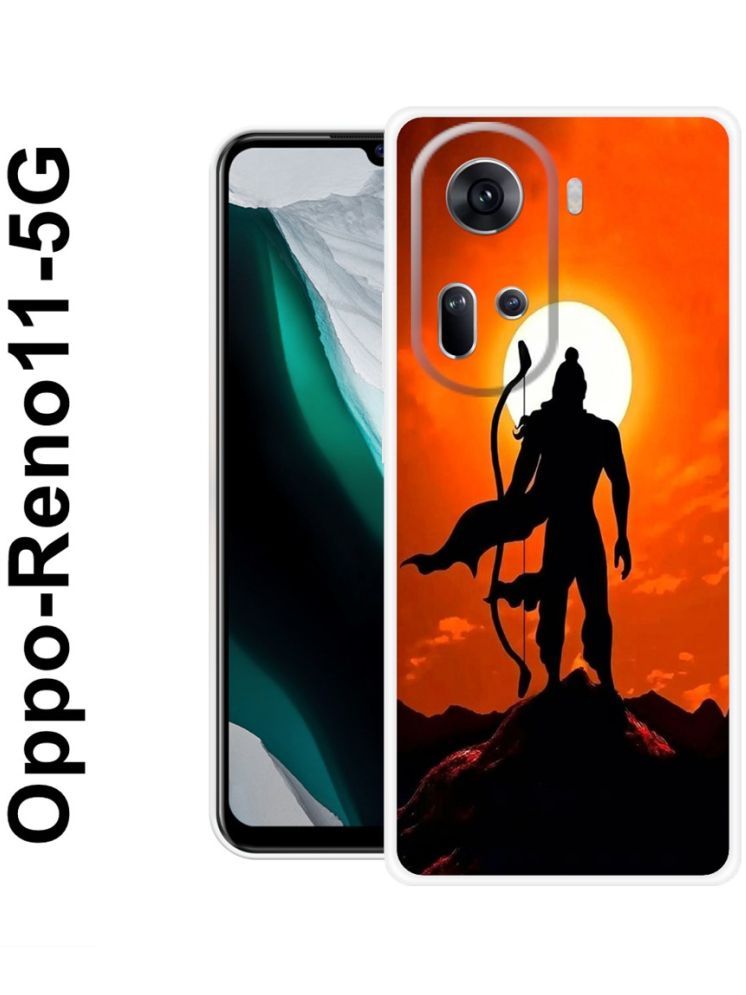     			PAEDICON Multicolor Printed Back Cover Silicon Compatible For OPPO Reno 11 5G ( Pack of 1 )