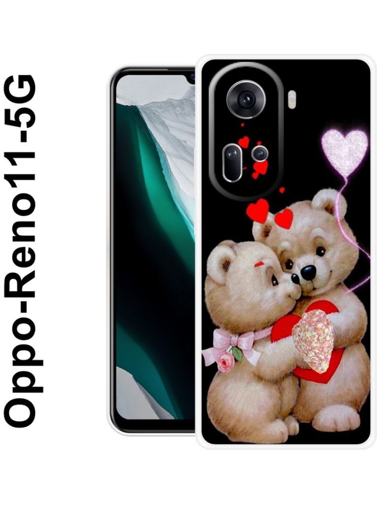     			PAEDICON Multicolor Printed Back Cover Silicon Compatible For OPPO Reno 11 5G ( Pack of 1 )