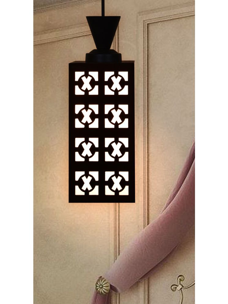     			Somil Wood Pendant Black - Pack of 1