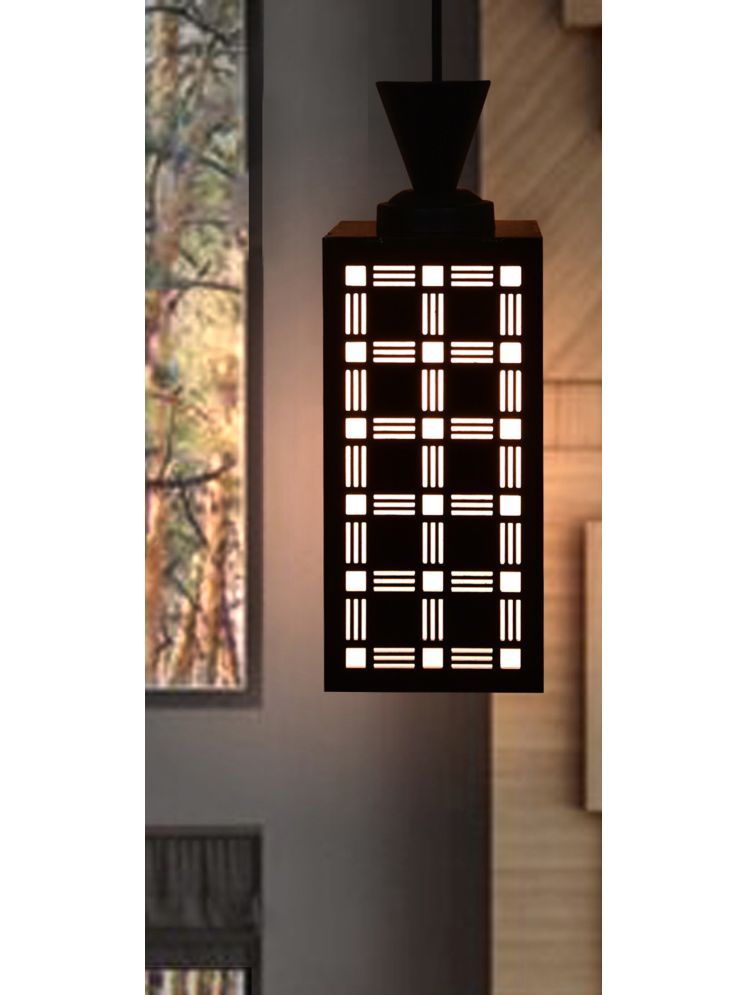     			Somil Wood Pendant Black - Pack of 1