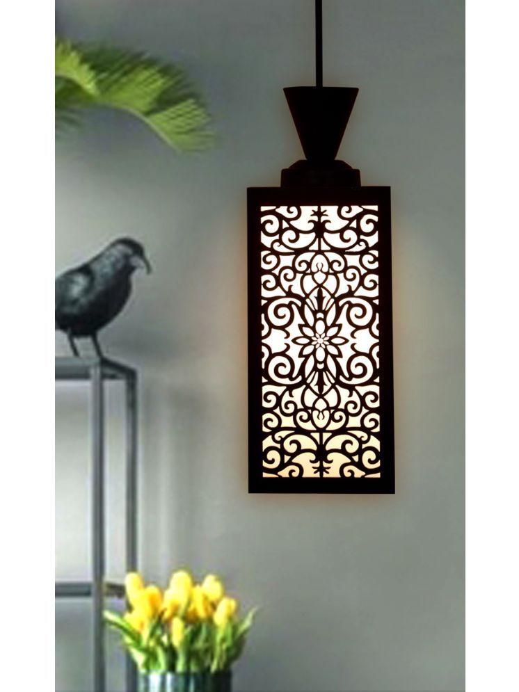     			Somil Wood Pendant Black - Pack of 1