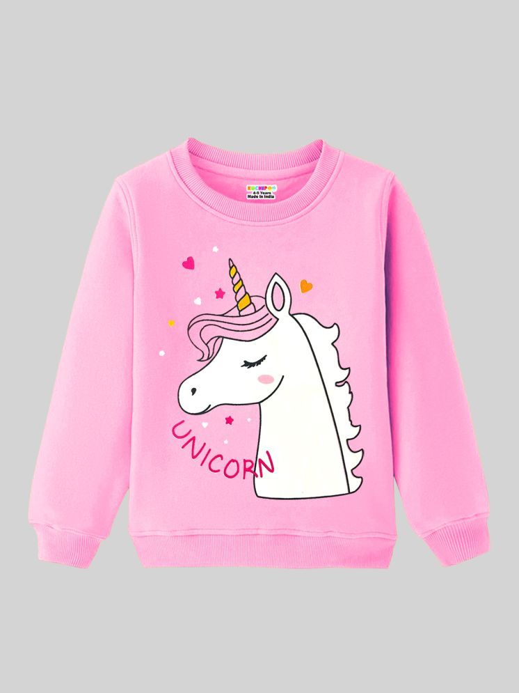     			KUCHIPOO Girls Regular Fit Sweatshirt (KUC-SWT-350, 2-3 Years,)