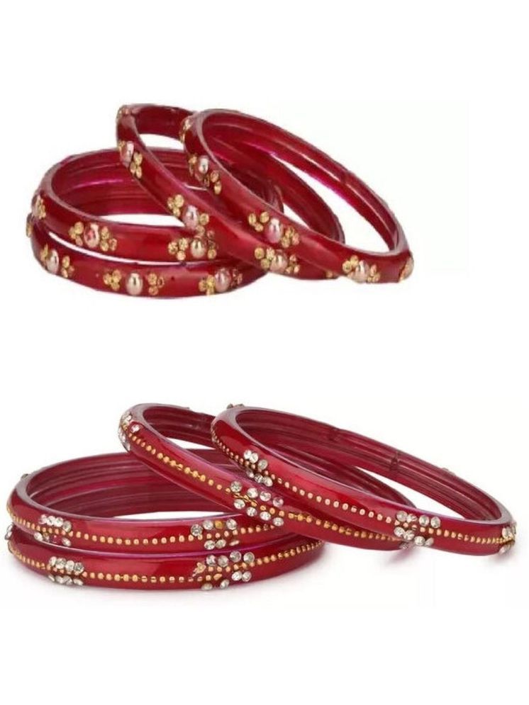     			Somil Multicolor Bangle Set ( Pack of 8 )