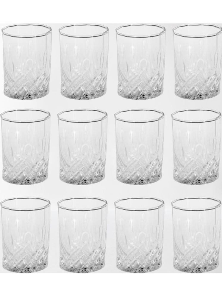     			Somil Party Glass/Beer Mug Glass Plain Water Glass 350 ml ( Pack of 12 ) Transparent