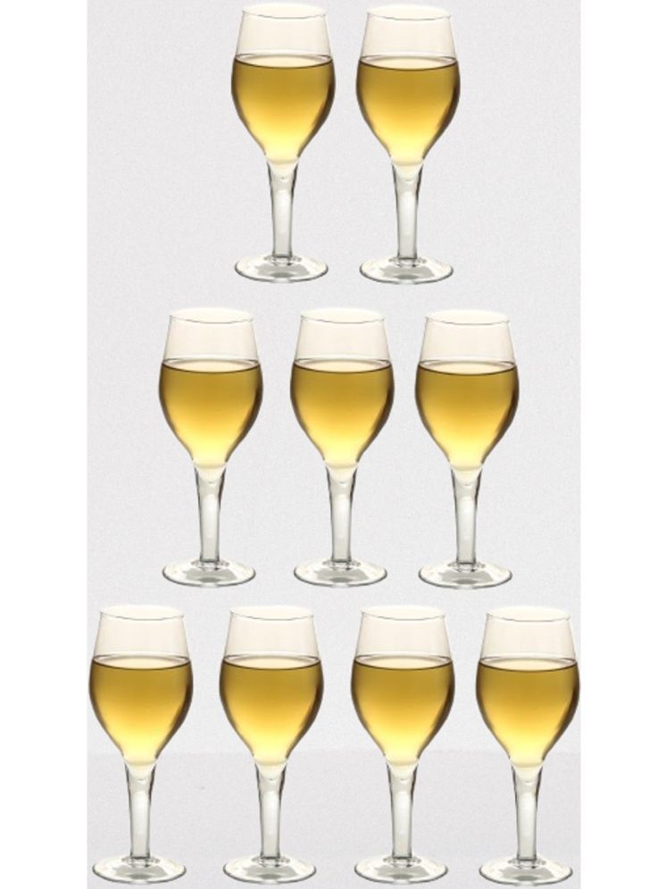     			Somil Party Glass/Beer Mug Glass Plain Water Glass 350 ml ( Pack of 9 ) Transparent