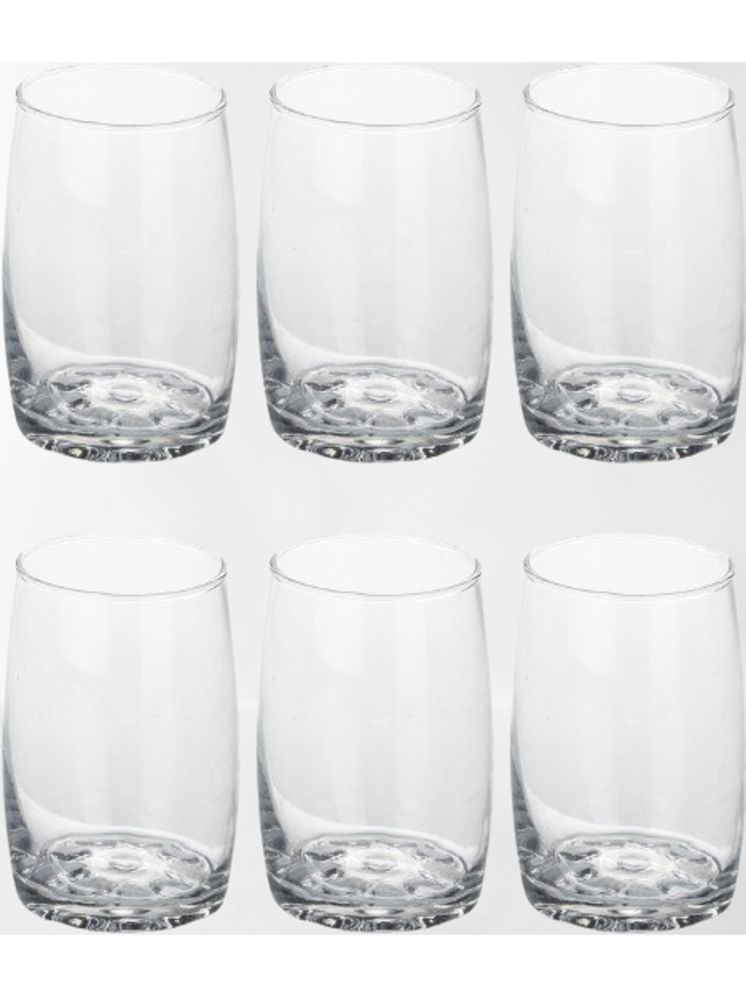     			Somil Party Glass/Beer Mug Glass Plain Water Glass 350 ml ( Pack of 6 ) Transparent