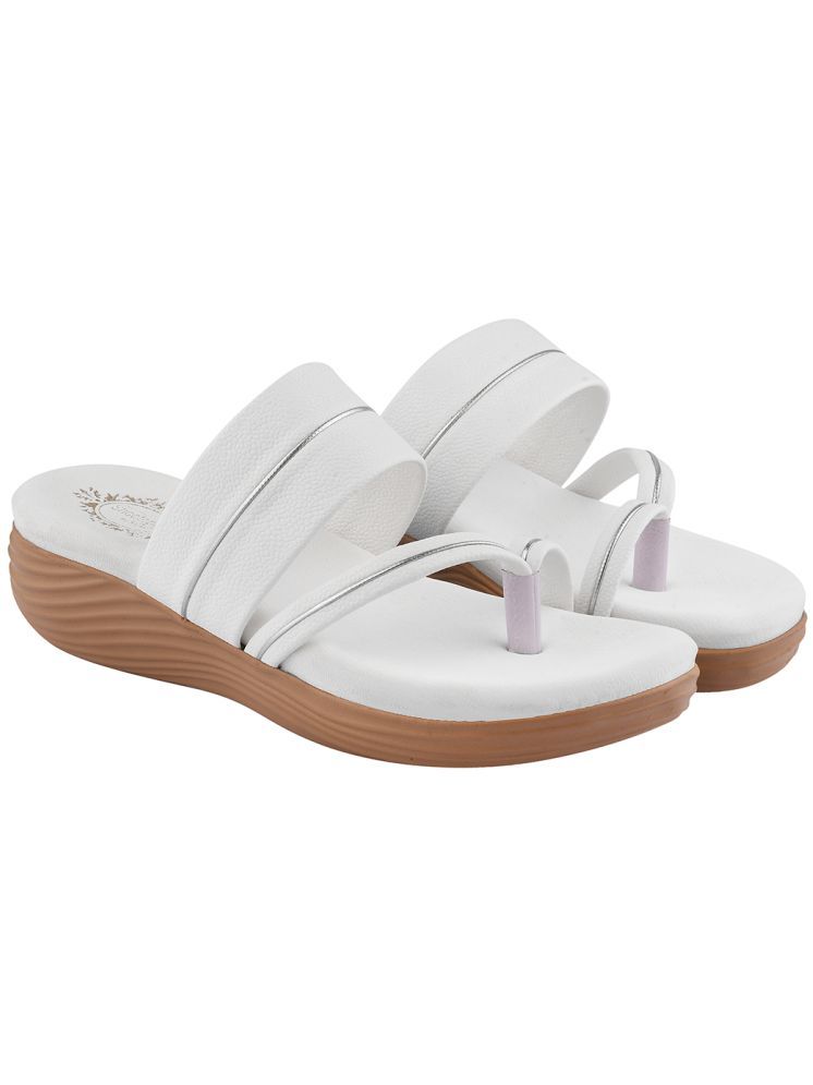     			Stylestry White Women's Sandal Heels