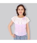 Cutecumber Pack of 1 Girls Georgette Top ( Purple )