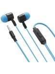 MZ M103 3.5 mm Wired Earphone In Ear Volume Controller Blue