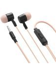 MZ M103 3.5 mm Wired Earphone In Ear Volume Controller Pink