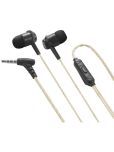 MZ M108 3.5 mm Wired Earphone In Ear Volume Controller Beige