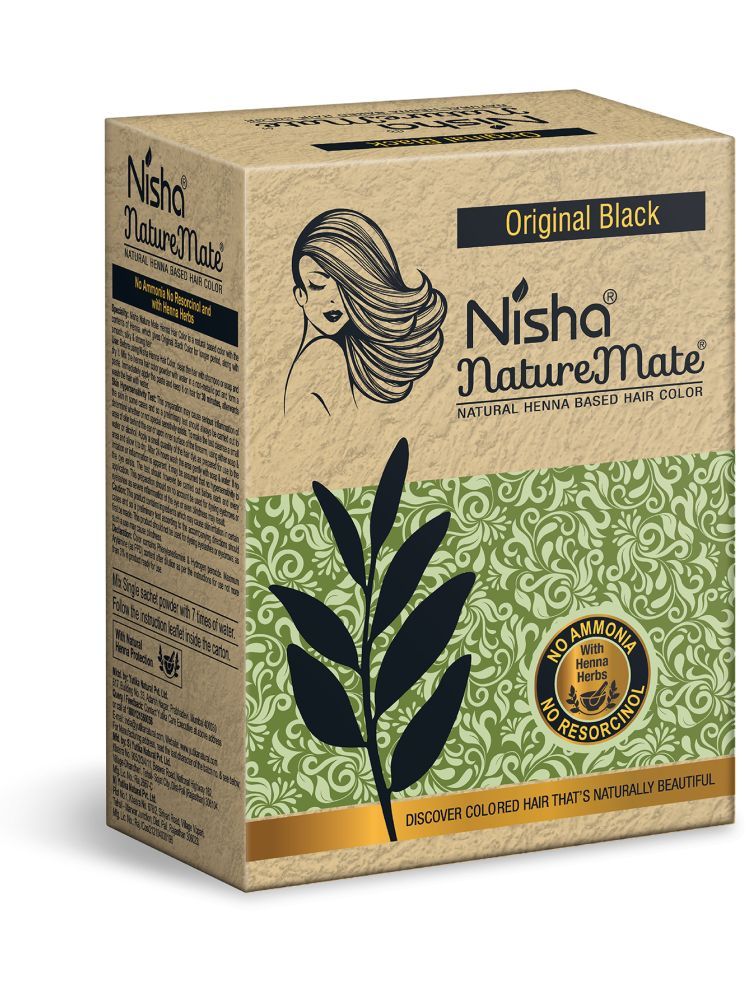     			Nisha Black Hair Colour Ammonia Free Permanent Hair Color 60 g Black