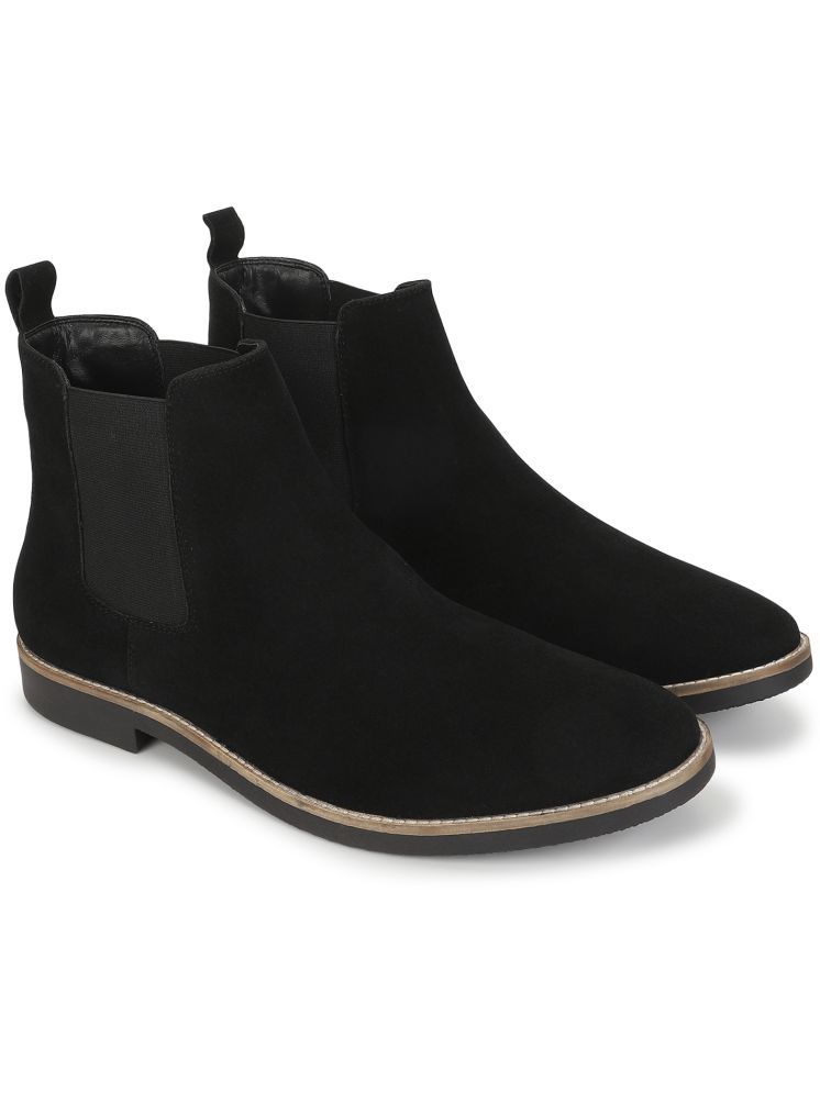     			Yoho Black Men's Chelsea Boots