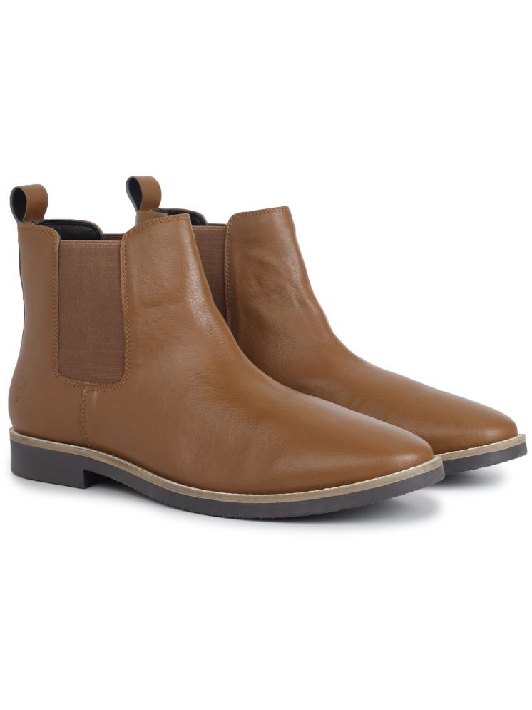     			Yoho Tan Men's Chelsea Boots