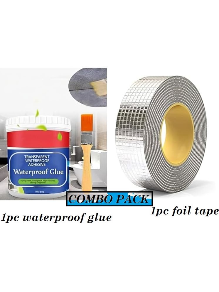     			1 pc Waterproof glue & 1 pc Foil Tape