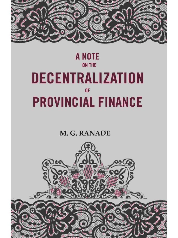     			A Note on the Decentralization of Provincial Finance