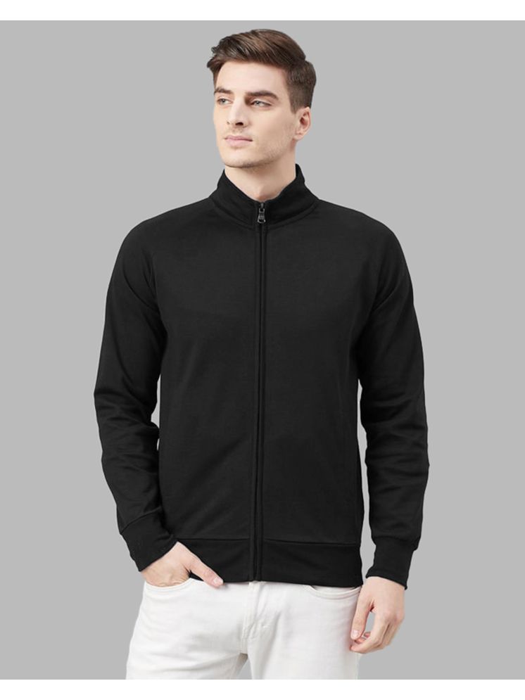     			AUSK Fleece Men's Casual Jacket - Black ( Pack of 1 )