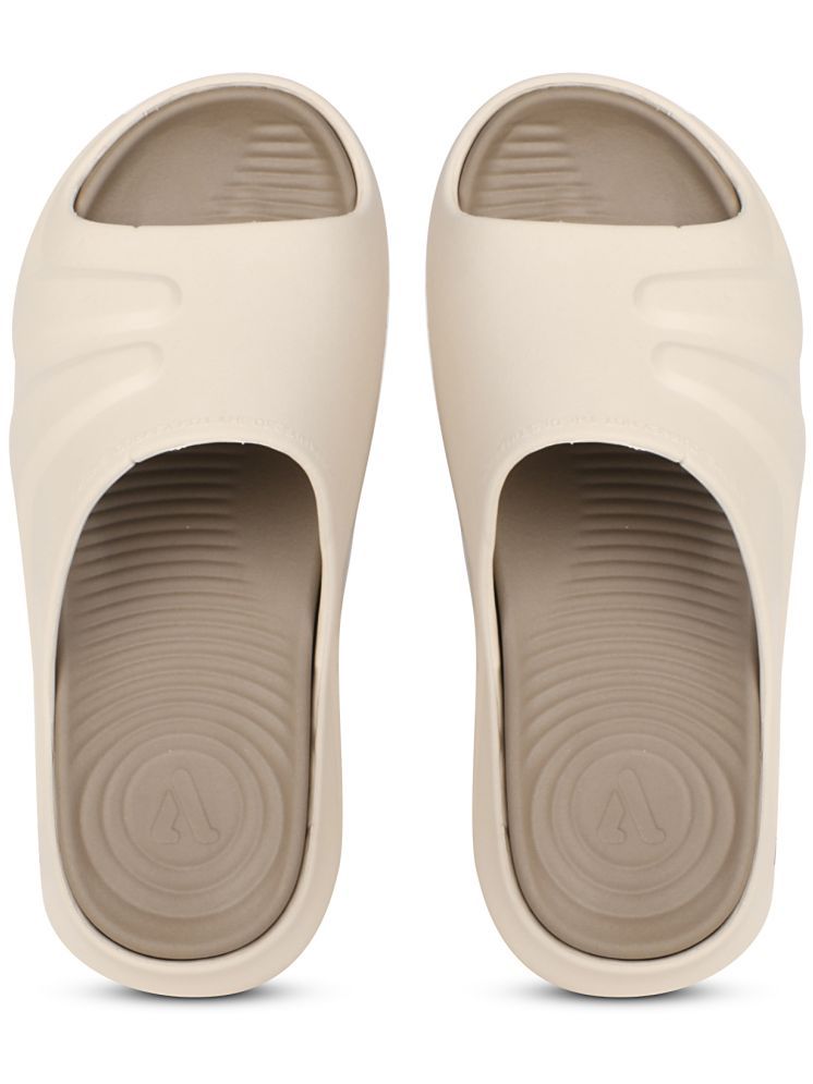     			Aqualite Beige Men's Slide Flip Flop