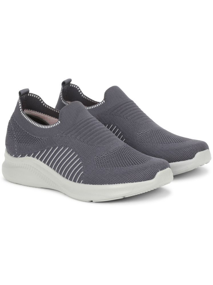     			Aqualite Dark Grey Women's Slip On