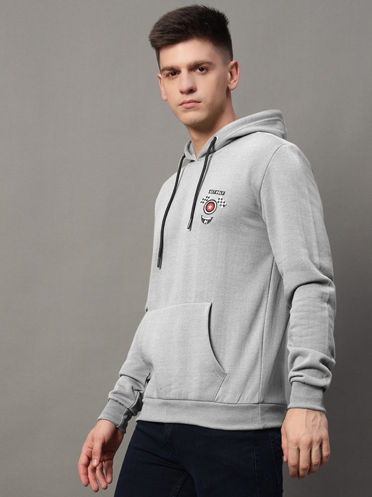     			GET GOLF Fleece Hooded Men's Sweatshirt - Grey ( Pack of 1 )