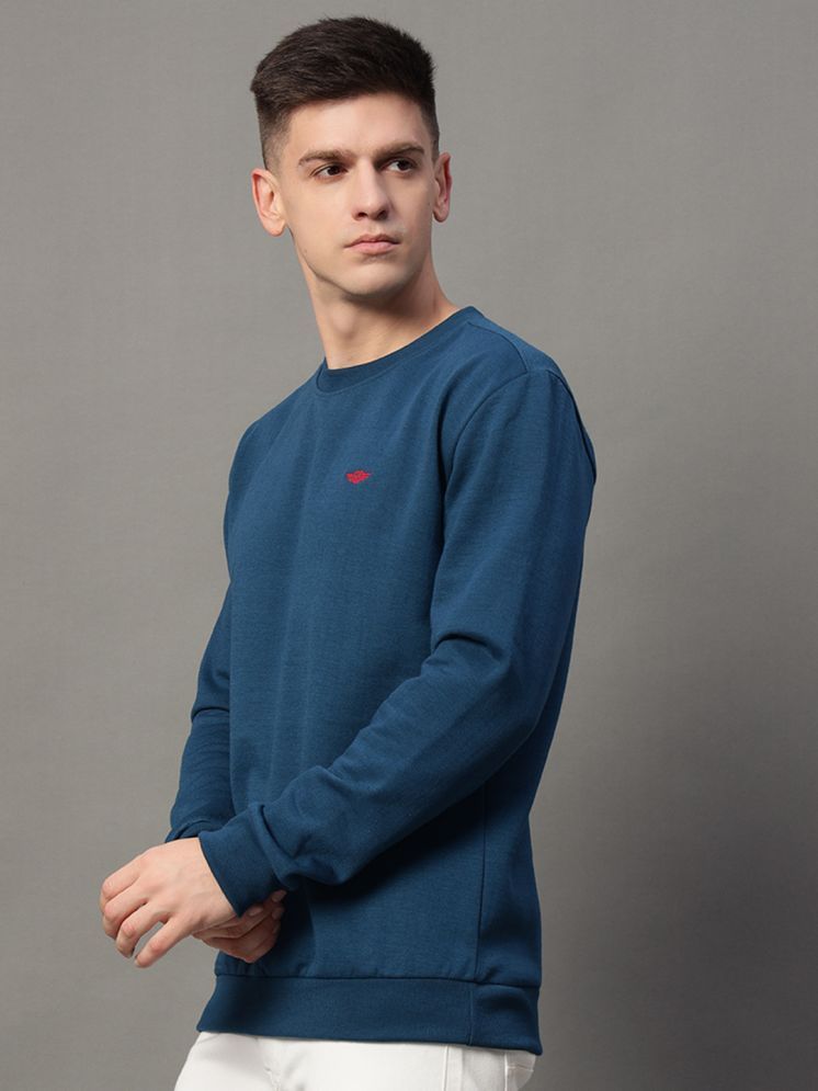     			GET GOLF Fleece Round Neck Men's Sweatshirt - Navy ( Pack of 1 )