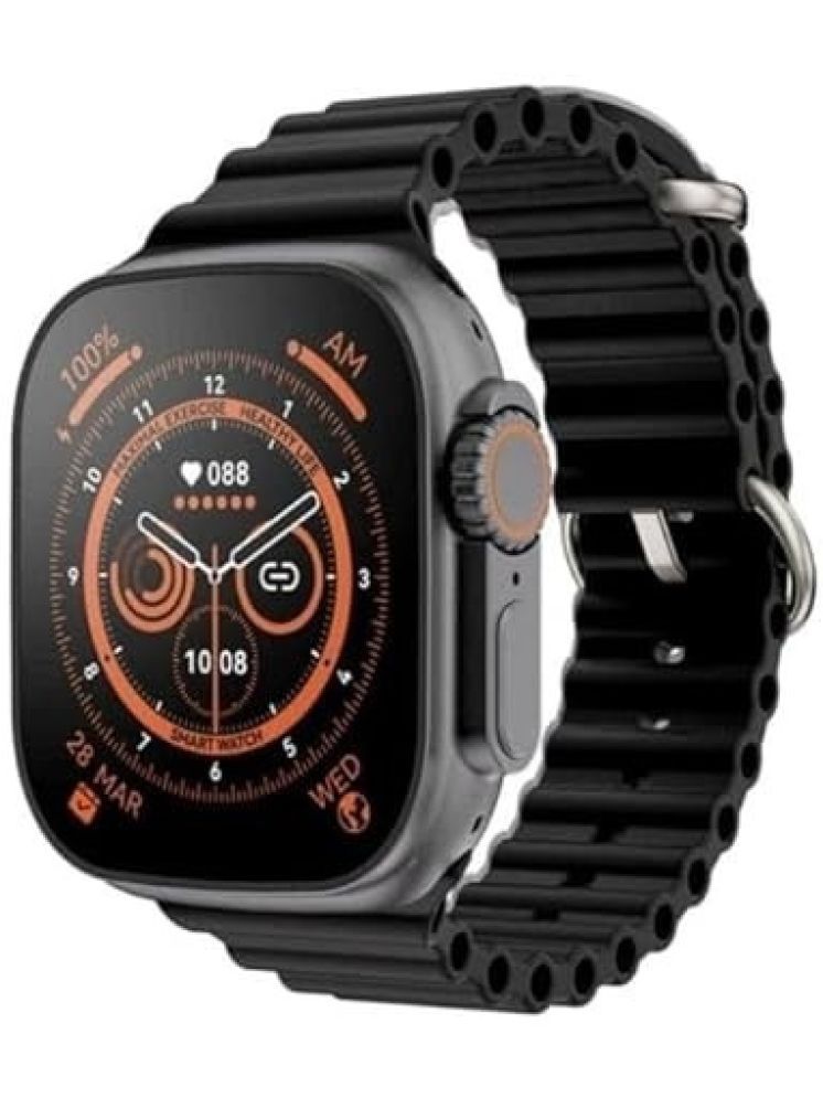     			OCEAN THREEZ T800 Black Smart Watch