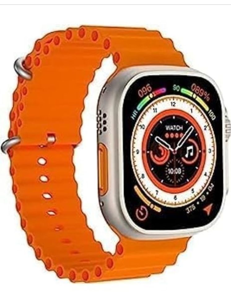     			OCEAN THREEZ T800 Orange Orange Smart Watch