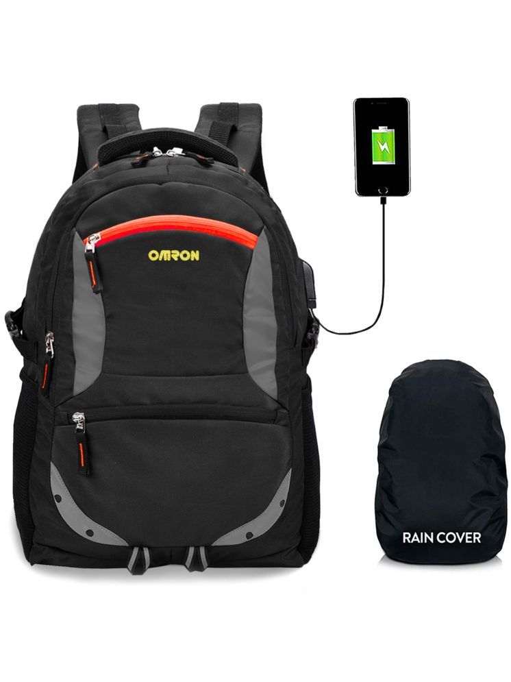     			OMRON BAGS 35 Ltrs Black Laptop Bags