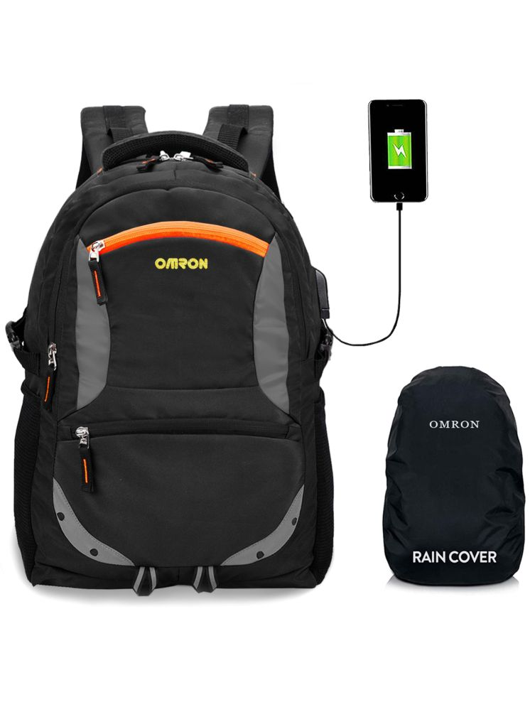     			OMRON BAGS 35 Ltrs Black Laptop Bags