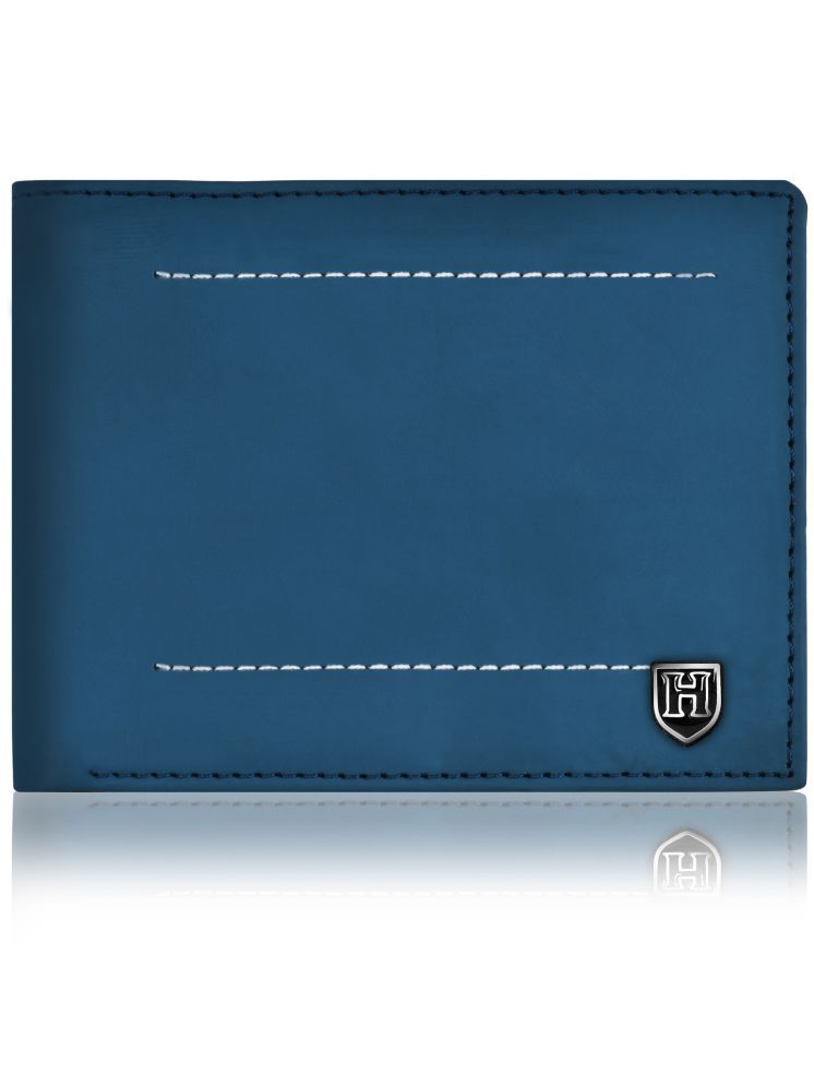     			howdy Blue Faux Leather Men's Regular Wallet ( Pack of 1 )